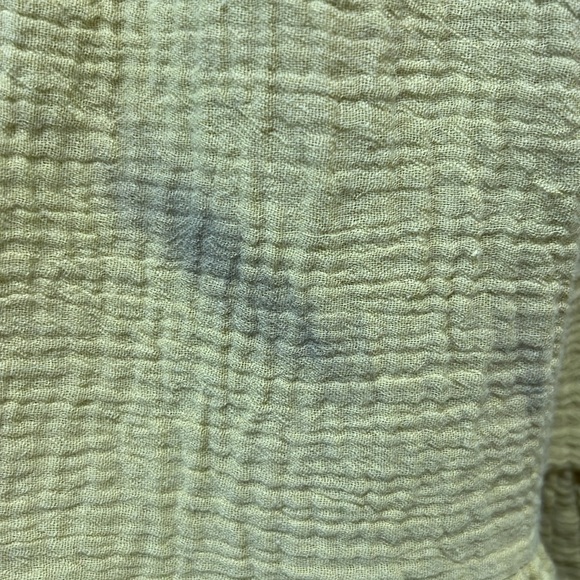 Ashley Stewart Maxi Set 18 20 Yellow Skirt Gauzy Flutter Boho Matching Stretch - Picture 11 of 12